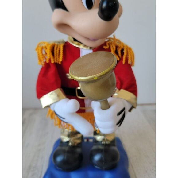 Telco Mickey Mouse band leader AS IS animated bell figure - Picture 3 of 13